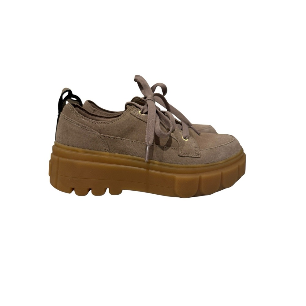 Sorel Caribou X Taupe Waterproof Suede Platform Chunky Shoes Women's Size 8